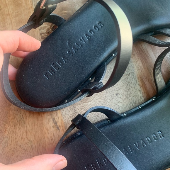 Black Strappy Sandals - Picture 10 of 10